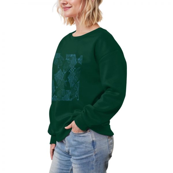 Women's Fleece Crew-neck Hoodie - Image 2