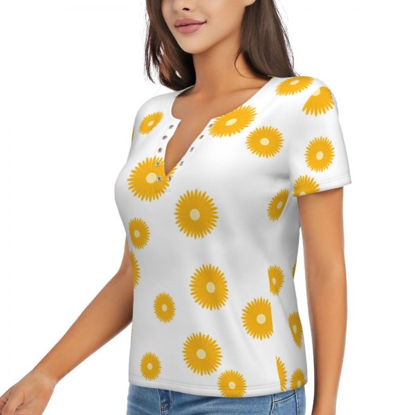 Women's V-Neck T-Shirt - Image 2