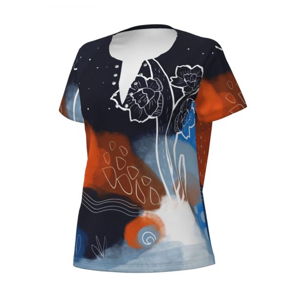 Women's V-Neck T-Shirt - Image 4