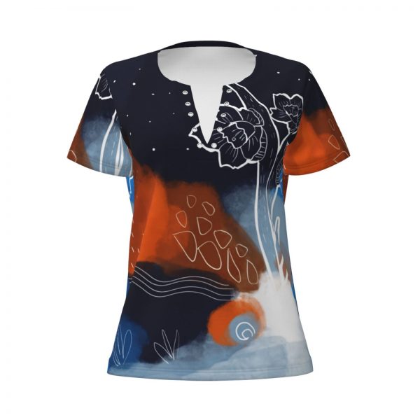 Women's V-Neck T-Shirt - Image 5